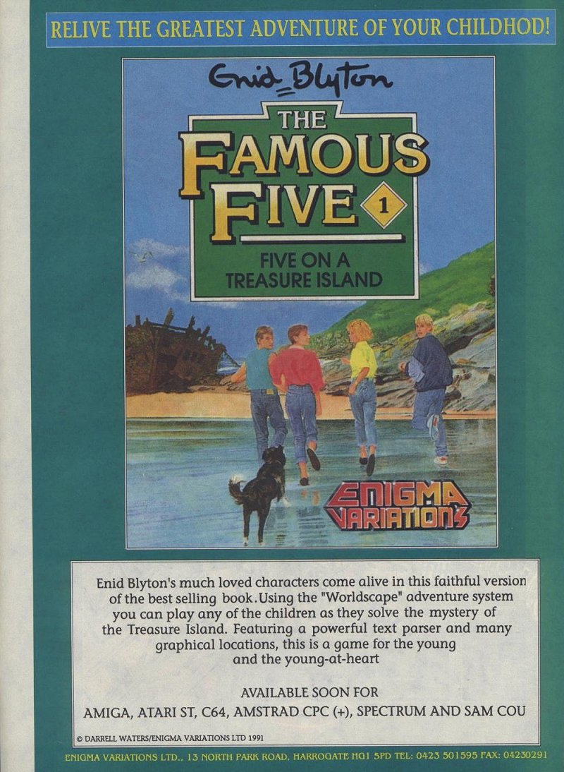 Screen from The Famous Five 1
