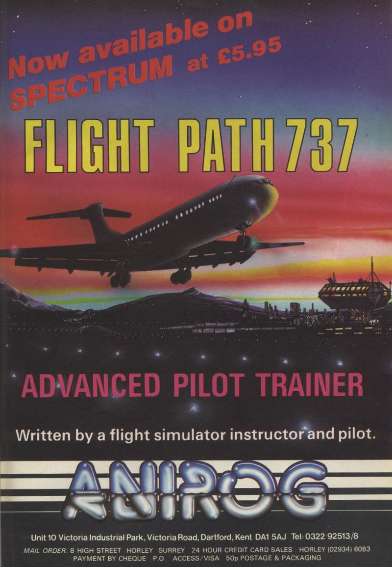 Screen from Flight Path 737