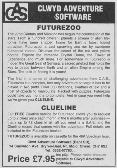 Screen from Futurezoo