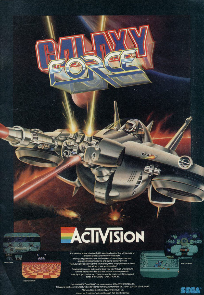 Screen from Galaxy Force