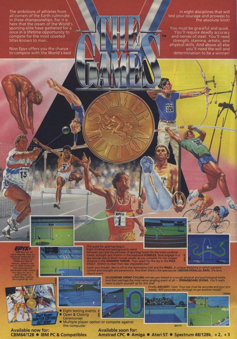 Screen from The Games - Summer Edition