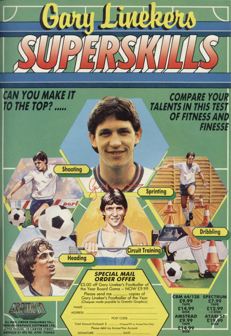 Screen from Gary Lineker's Superskills