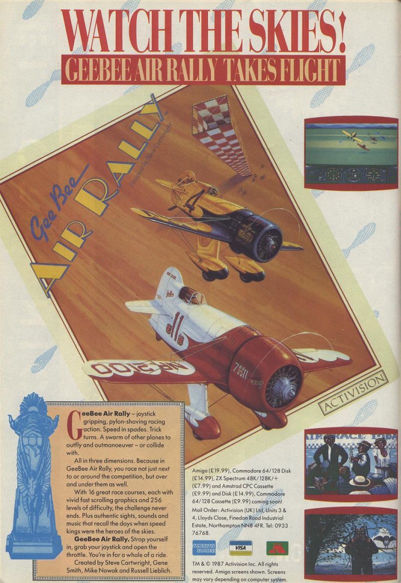 Screen from GeeBee Air Rally