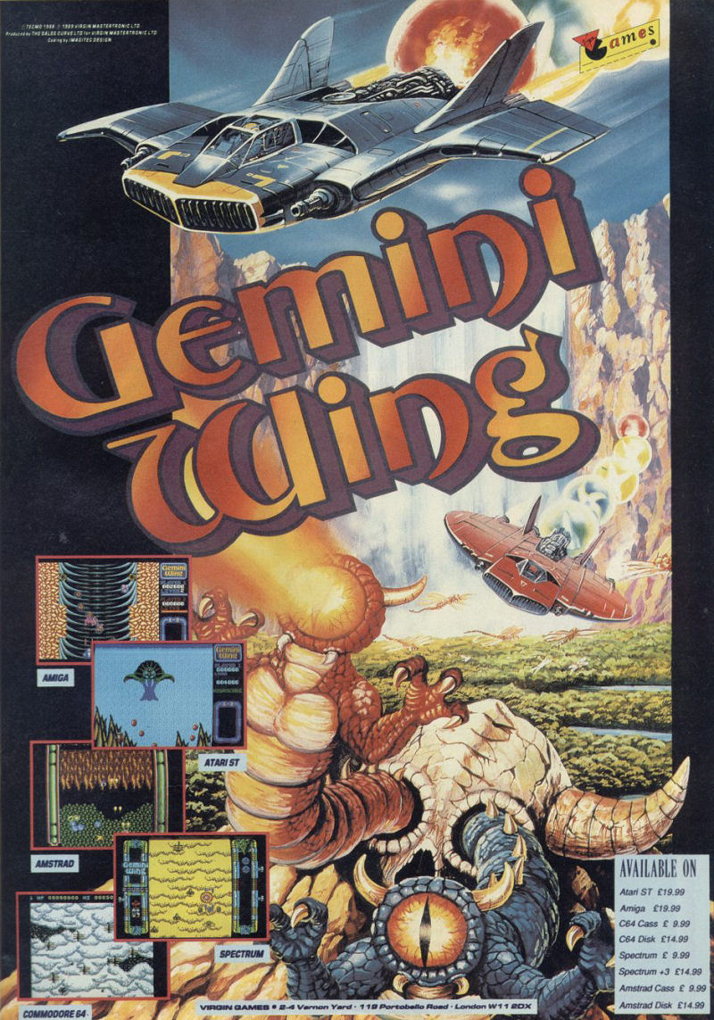 Screen from Gemini Wing