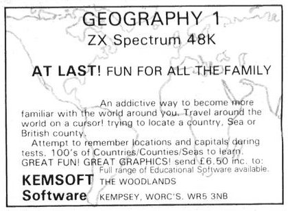 Screen from Geography 1