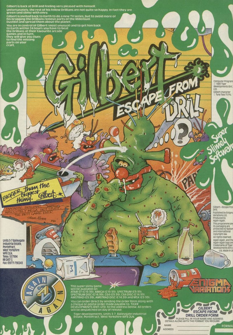 Screen from Gilbert: Escape from Drill