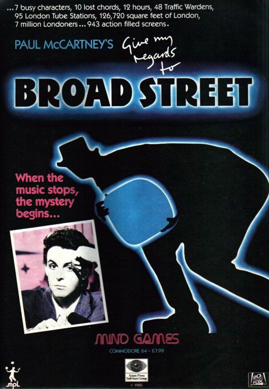 Screen from Give My Regards to Broad Street