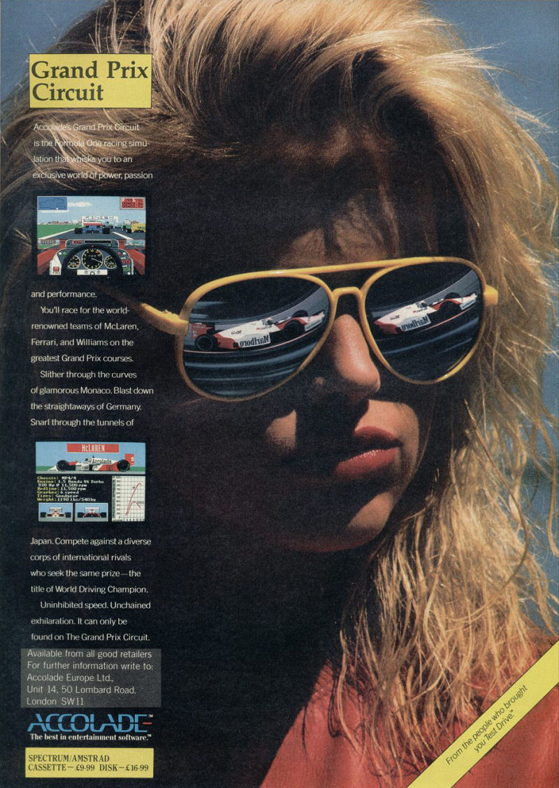 Screen from Grand Prix Circuit