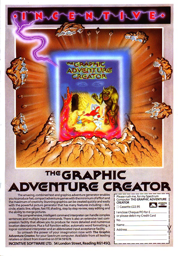 Screen from The Graphic Adventure Creator