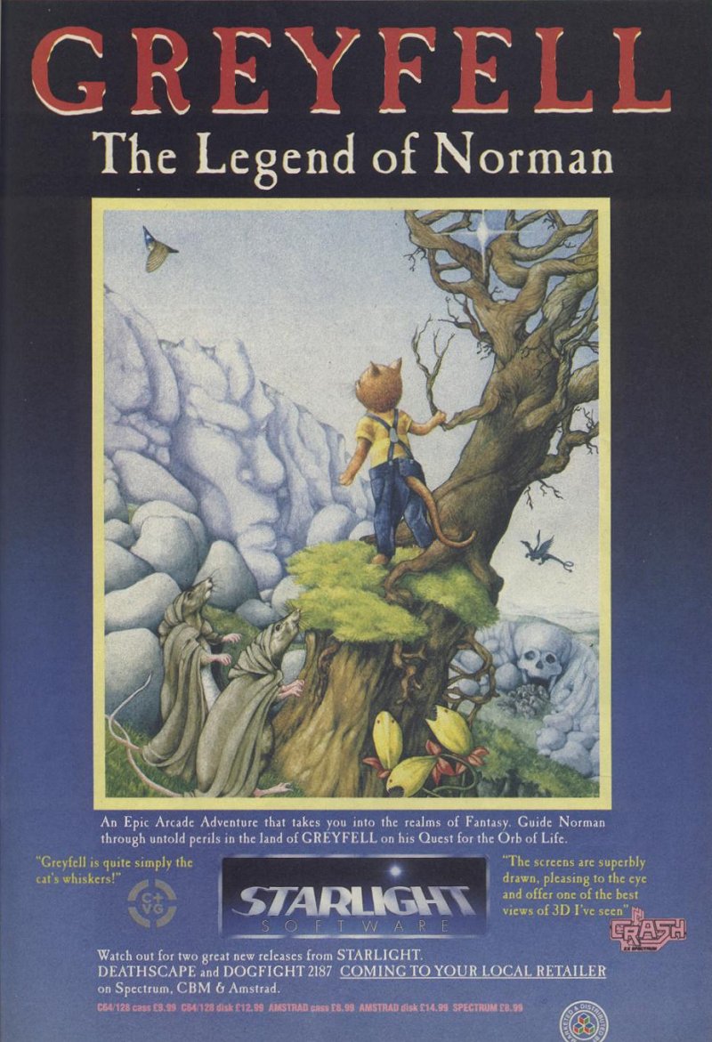 Screen from Greyfell
