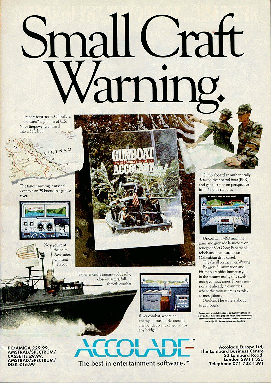 Screen from Gunboat