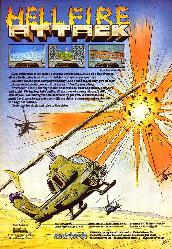 Screen from Hellfire Attack