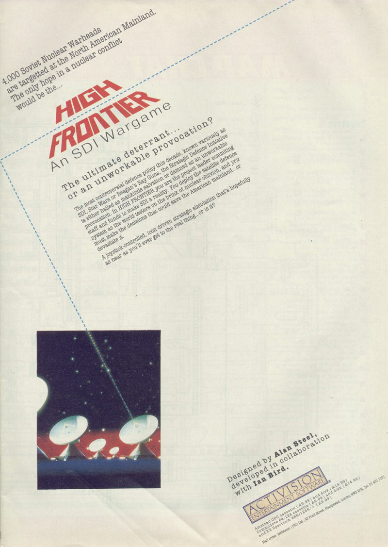 Screen from High Frontier
