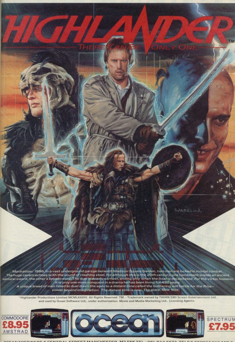 Screen from Highlander