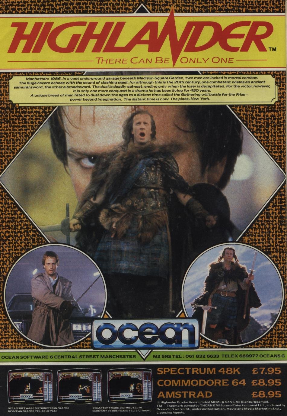 Screen from Highlander