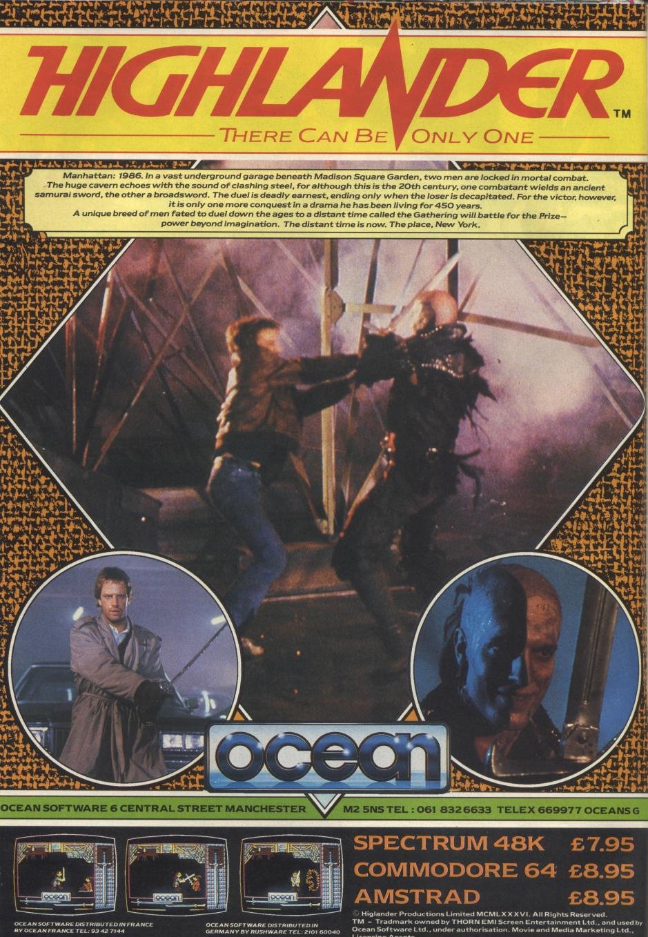 Screen from Highlander