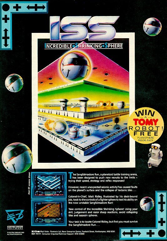 Screen from Incredible Shrinking Sphere