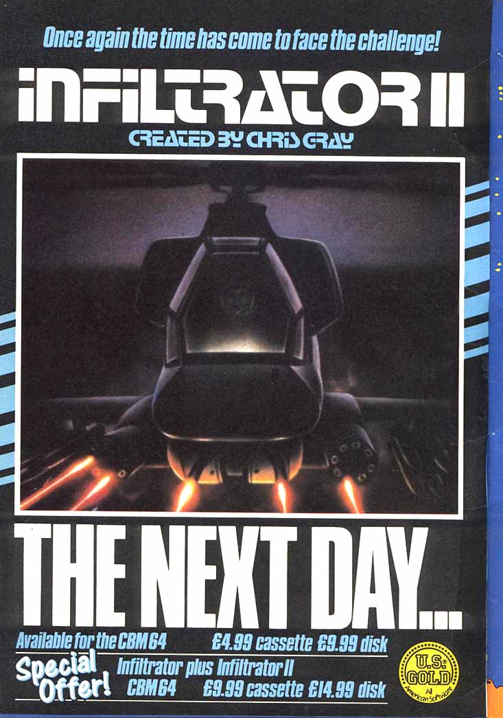 Screen from Infiltrator II: The Next Day