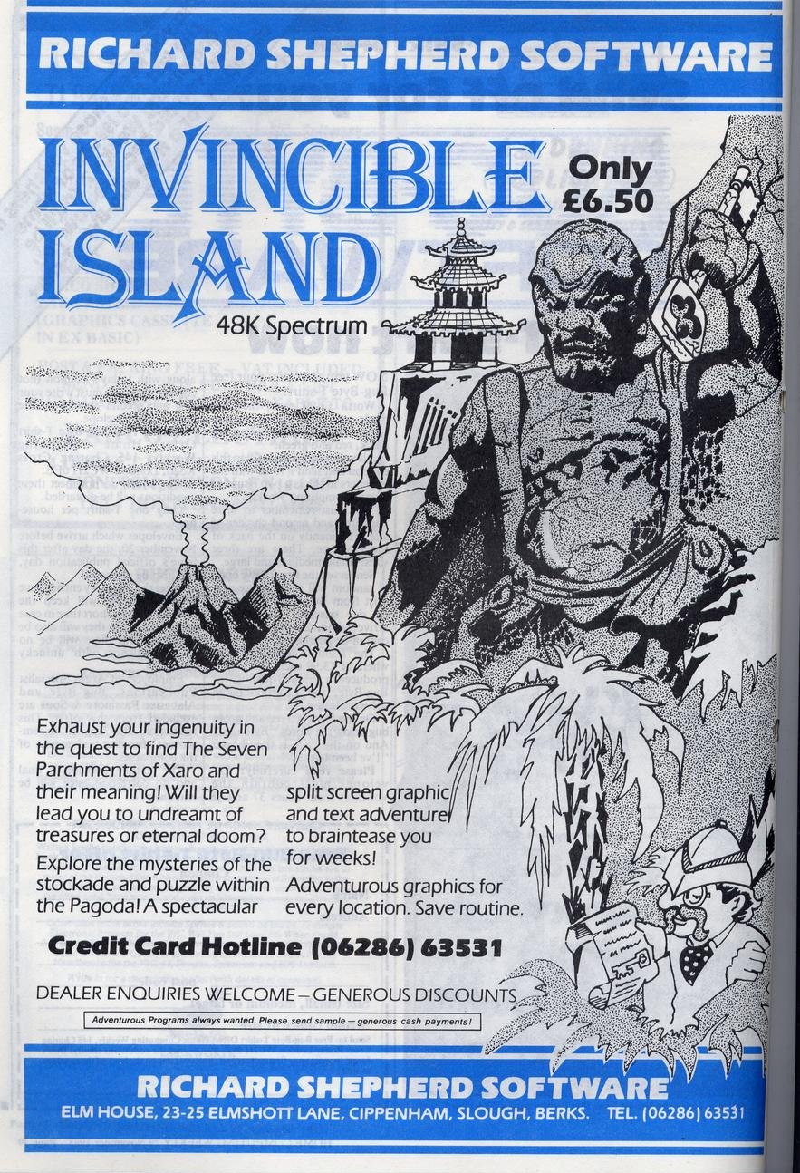 Screen from Invincible Island