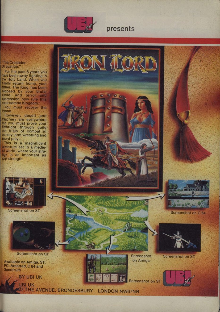 Screen from Iron Lord