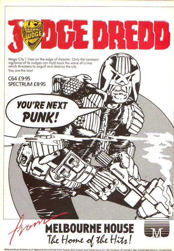 Screen from Judge Dredd
