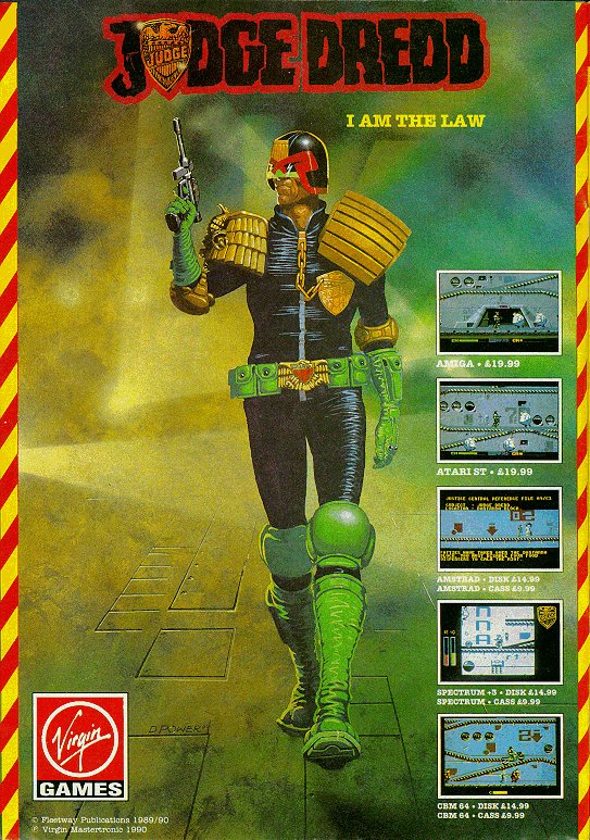 Screen from Judge Dredd