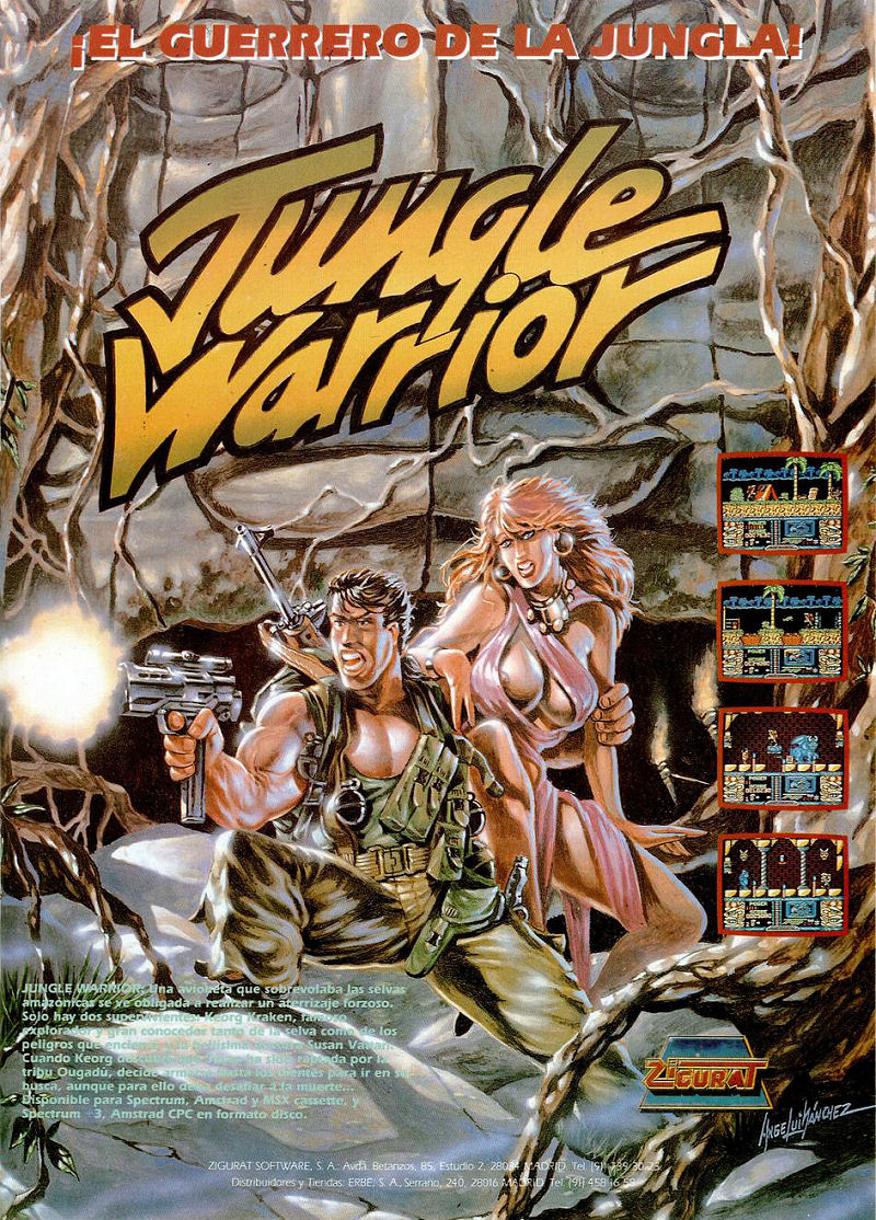 Screen from Jungle Warrior