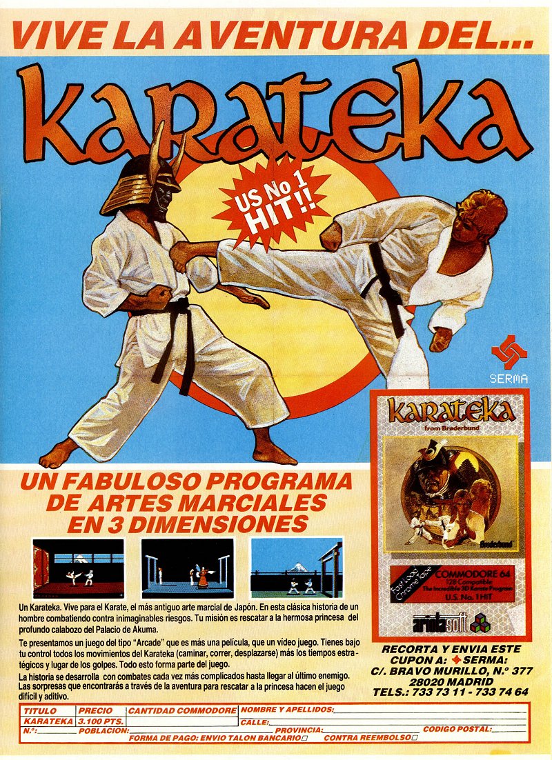 Screen from Karateka