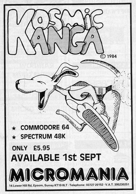 Screen from Kosmic Kanga