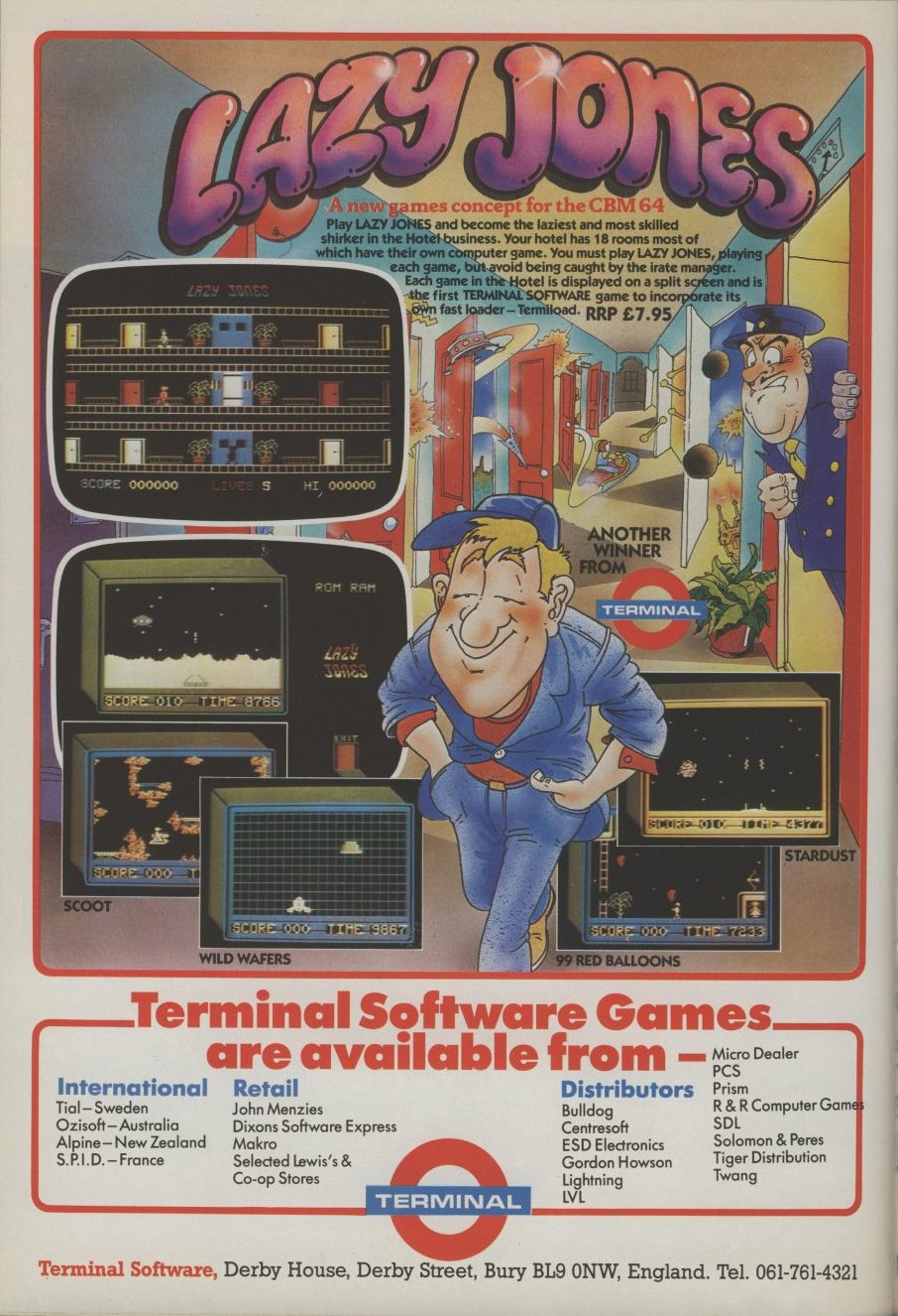 Screen from Lazy Jones