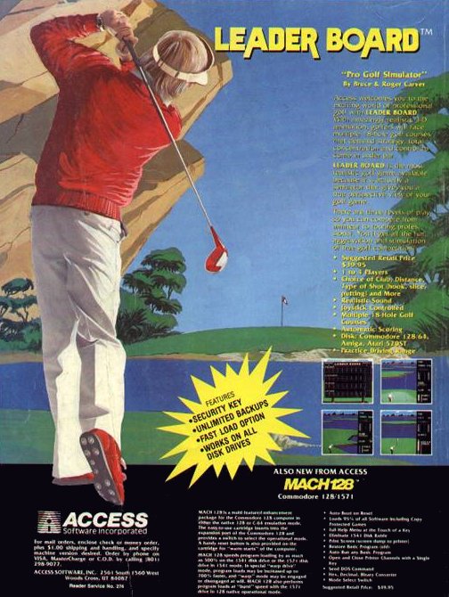 Screen from Leader Board