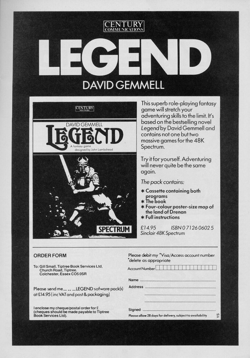 Screen from Legend