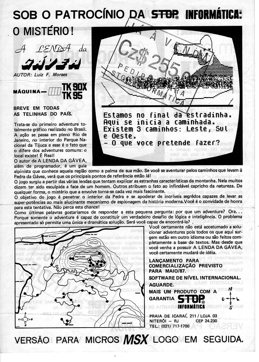 Screen from A Lenda da Gavea