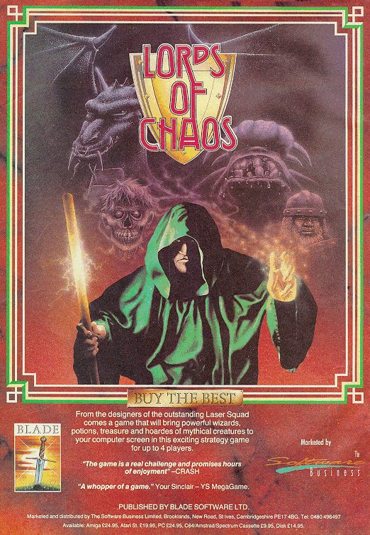 Screen from Lords of Chaos