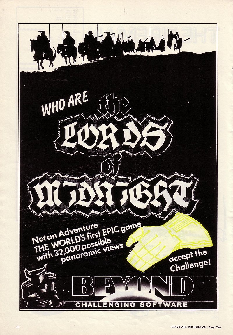 Screen from The Lords of Midnight