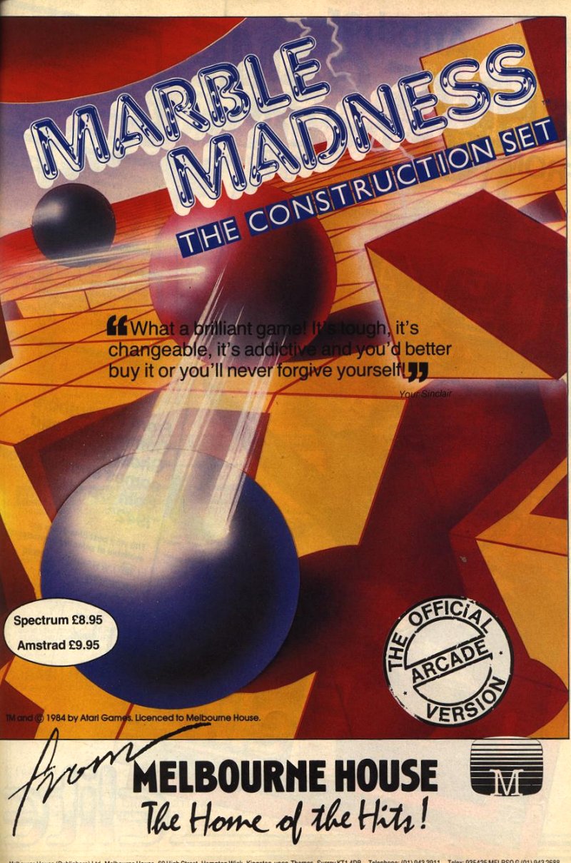 Screen from Marble Madness