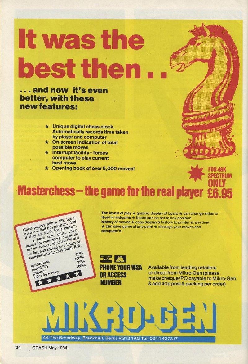 Screen from Masterchess