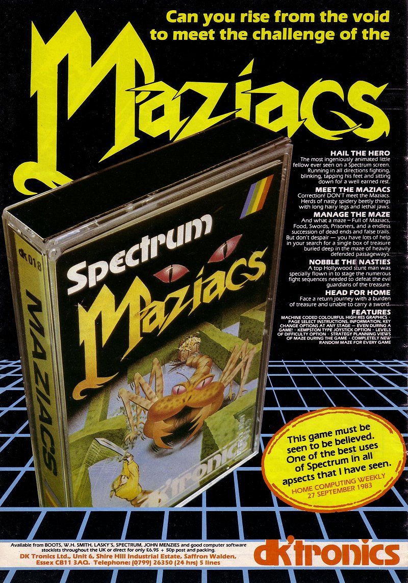Screen from Maziacs