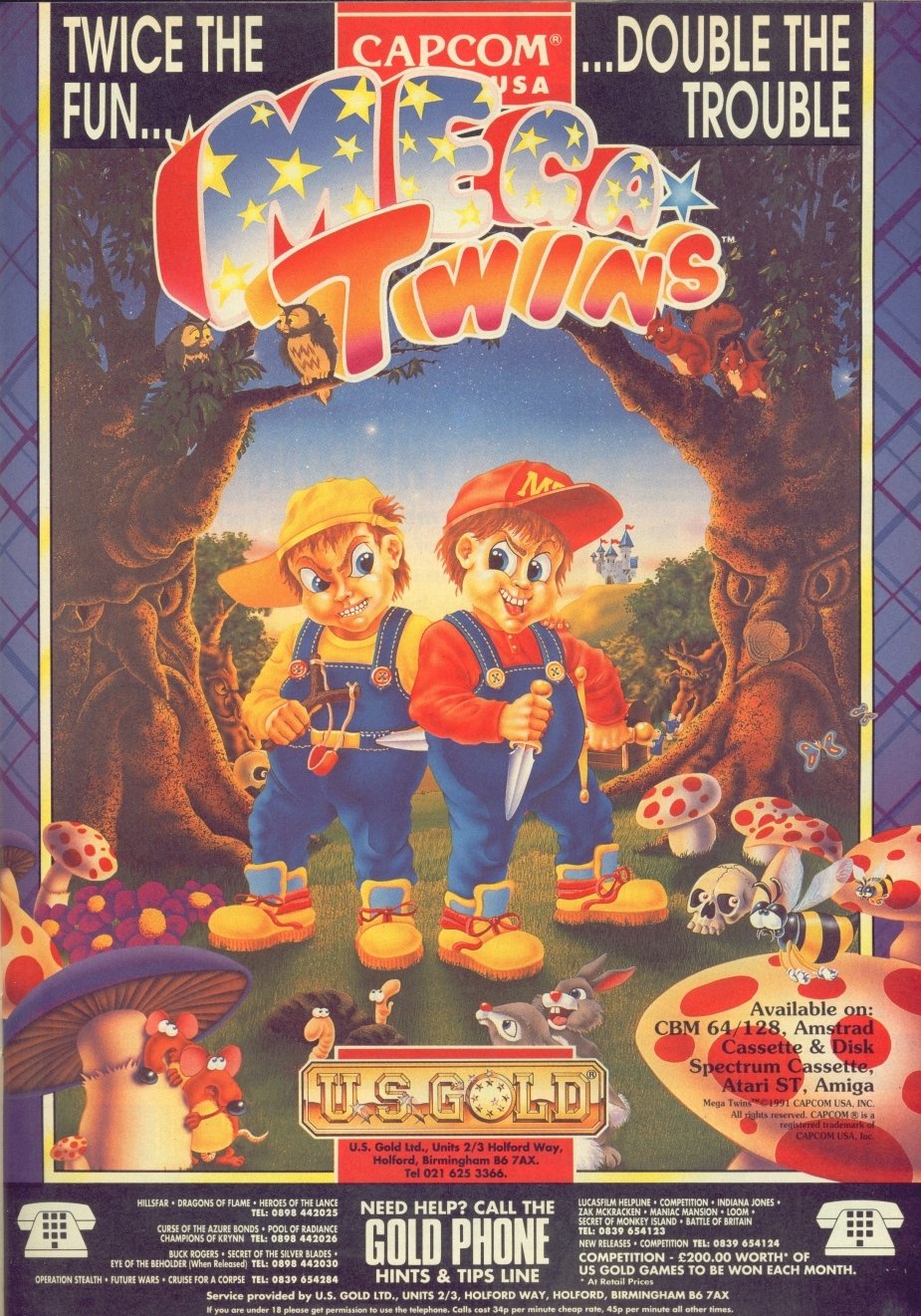 Screen from Mega Twins