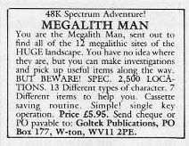 Screen from Megalith Man