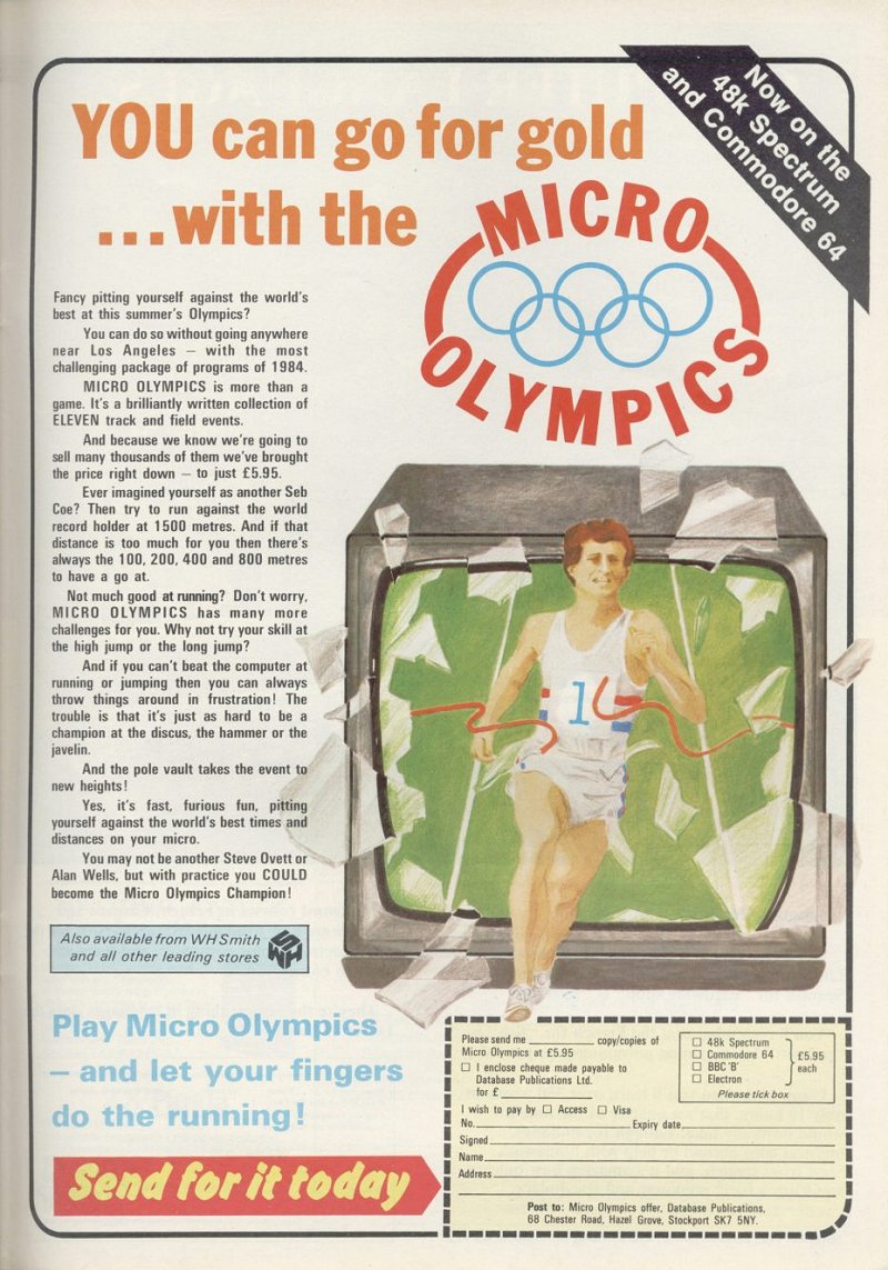 Screen from Micro Olympics