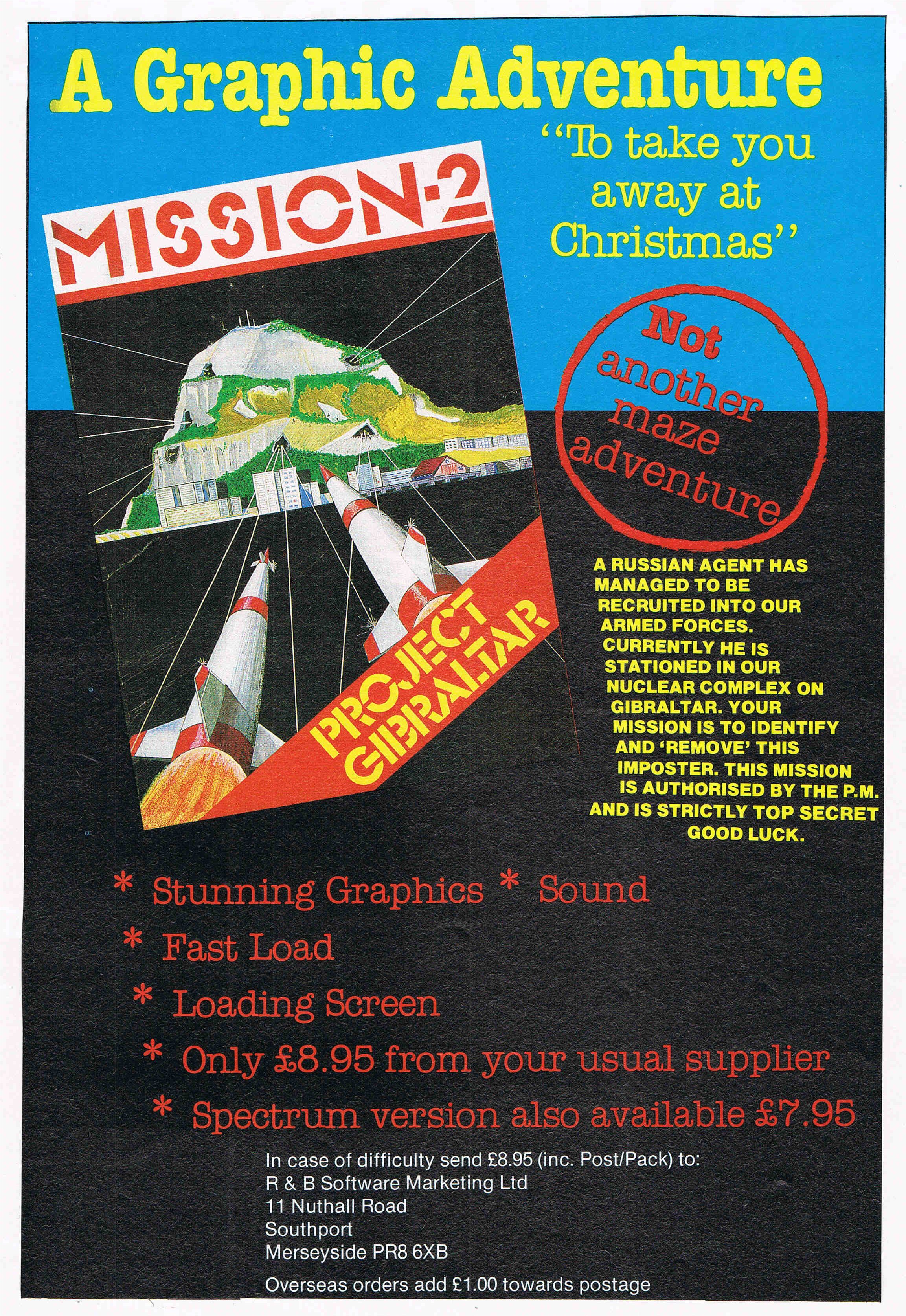 Screen from Mission 2: Project Gibraltar