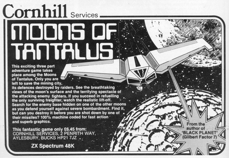 Screen from Moons of Tantalus