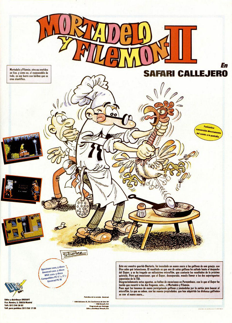 Screen from Mortadelo y Filemon II