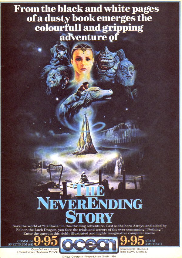 Screen from The NeverEnding Story