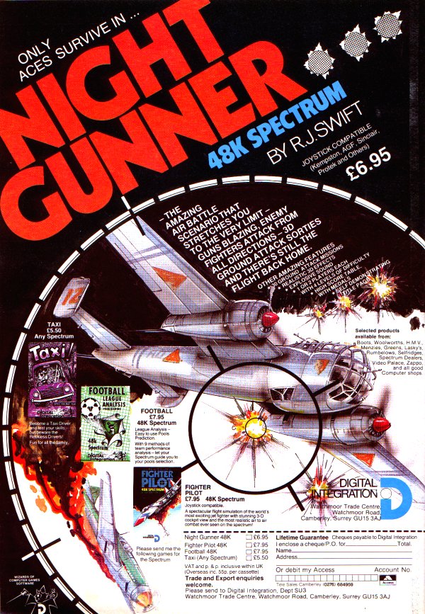 Screen from Night Gunner