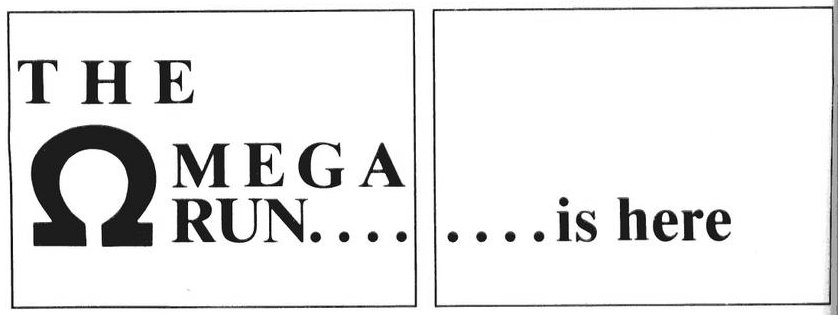 Screen from Omega Run