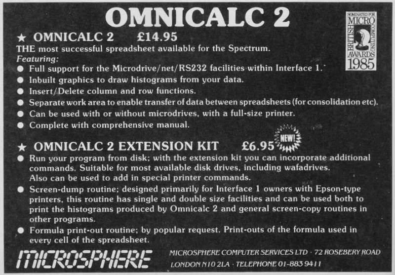 Screen from Omnicalc 2