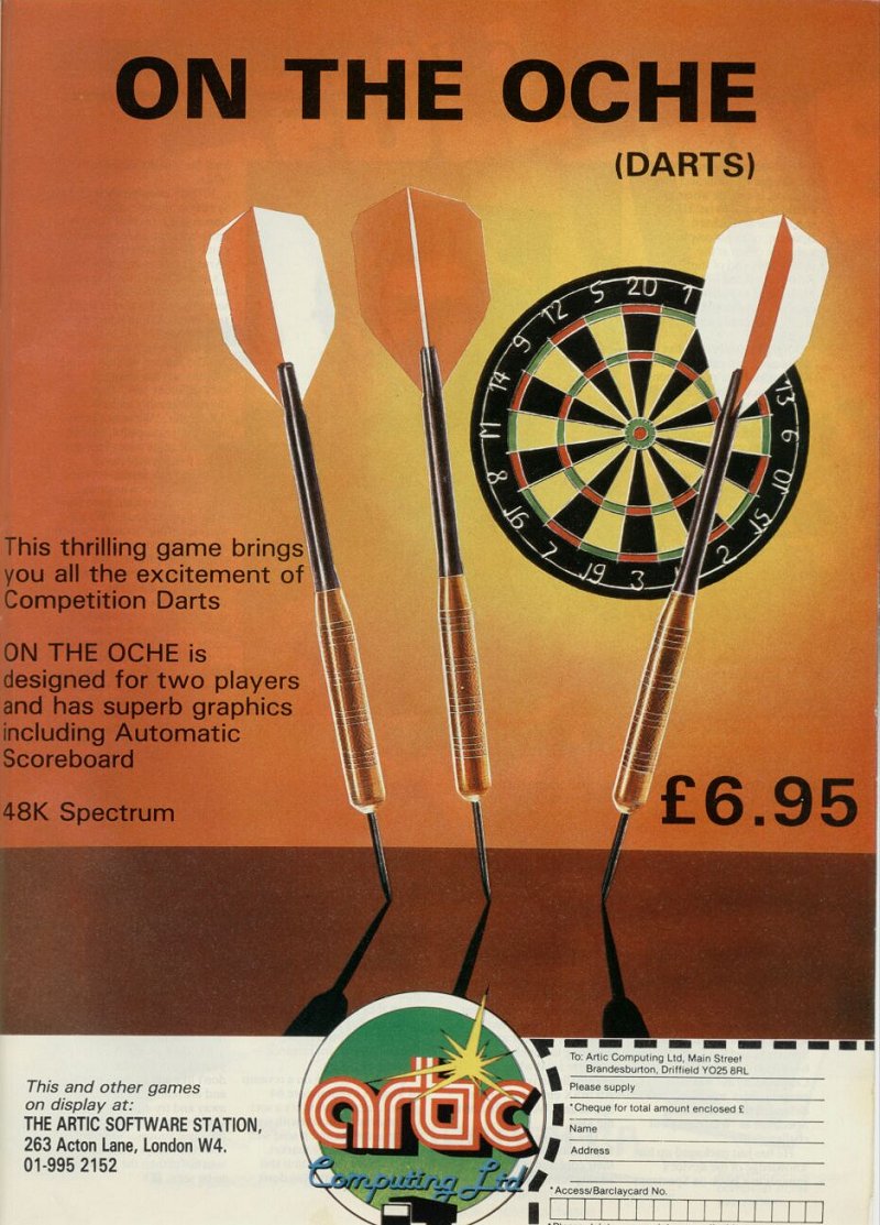 Screen from On the Oche
