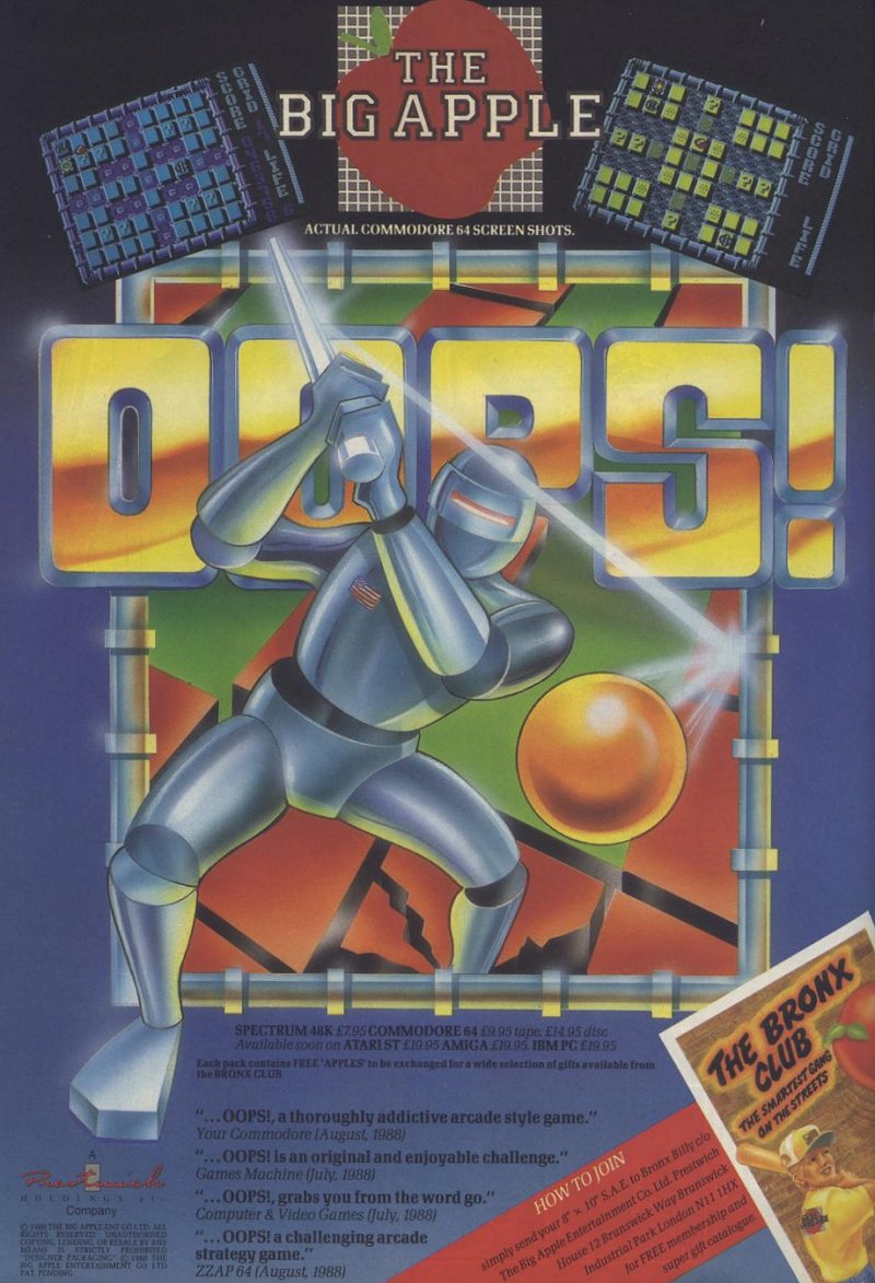 Screen from Oops